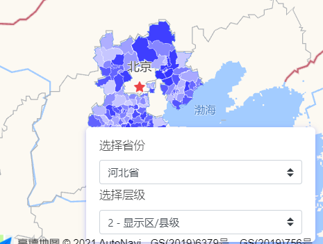 高德地图 JS API—简易行政区图