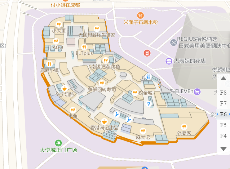 高德地图 JS API示例-三维地图-3D室内地图