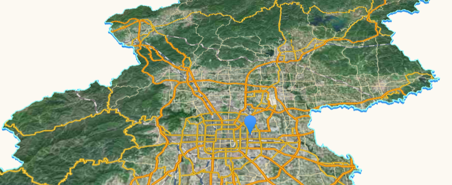 高德地图 JS API示例-三维地图-区域掩模