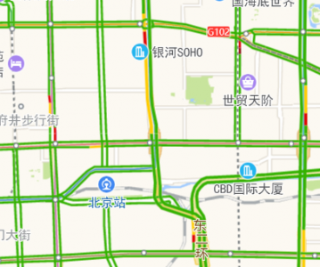 高德地图 JS API示例-高德官方图层- › 实时路况图层