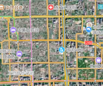 高德地图 JS API示例-高德官方图层- › 卫星和路网