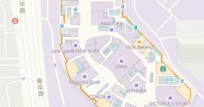 高德地图 JS API示例-室内地图- ›叠加室内地图