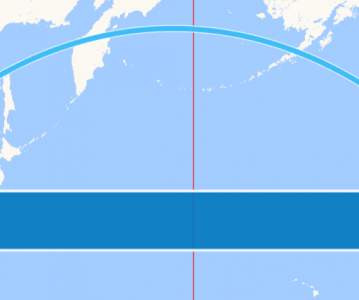 高德地图 JS API示例-覆盖物- › 通用- › 跨日期线绘制