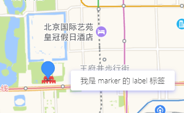 高德地图 JS API示例-覆盖物- › 点标记-› 自定义点标记内容