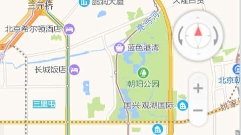 高德地图 JS API示例-地图控件-3D 控制罗盘