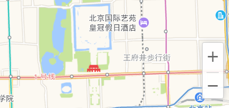 高德地图 JS API示例-地图控件-简易缩放按钮