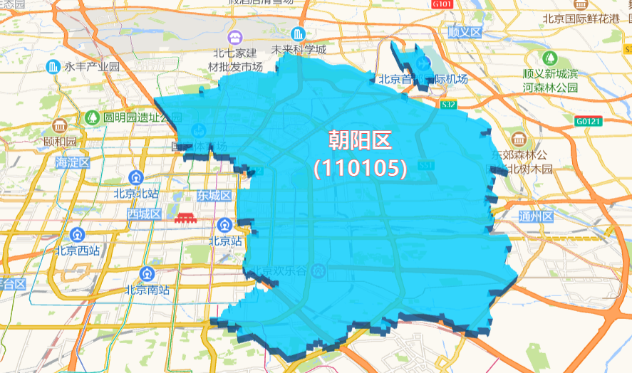 高德地图 JS API示例-Object3D 图形- ›立体 Mesh- › 不规则棱柱体