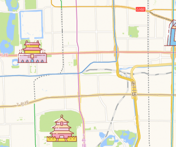 高德地图 JS API示例-Object3D 图形- ›点 Points- ›  带纹理的点