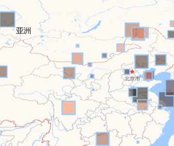 高德地图 JS API示例-Object3D 图形- ›点 Points- › 带高度的点
