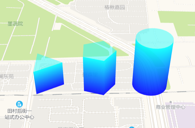 高德地图 JS API示例-Object3D 图形- ›立体 Mesh- ›基础 Mesh