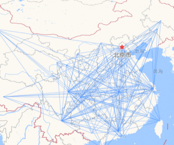 高德地图 JS API示例-Object3D 图形- ›线 Line- › 基础 Line