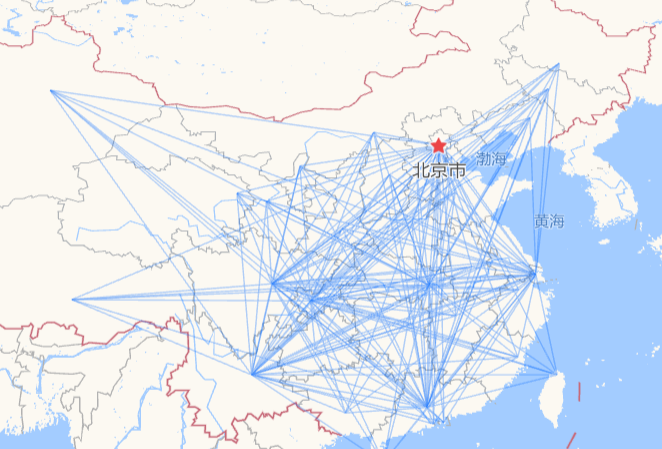 高德地图 JS API示例-Object3D 图形- ›线 Line- › 基础 Line