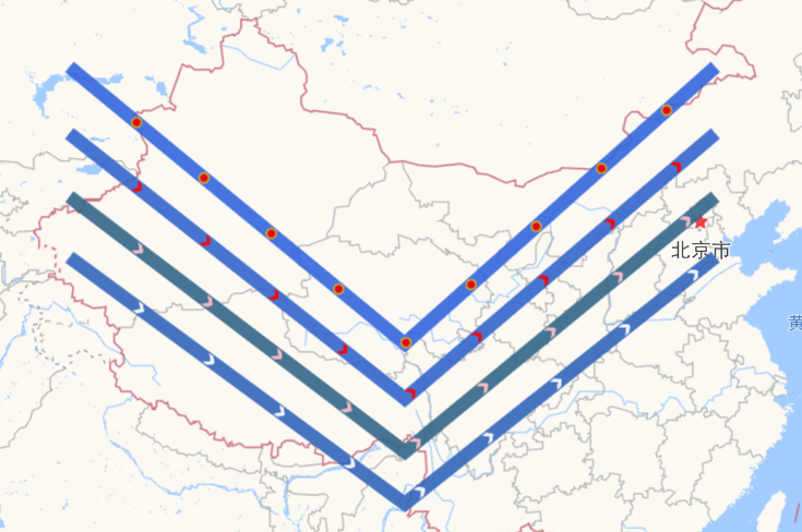 高德地图 JS API示例-矢量图形- ›自定义折线方向箭头